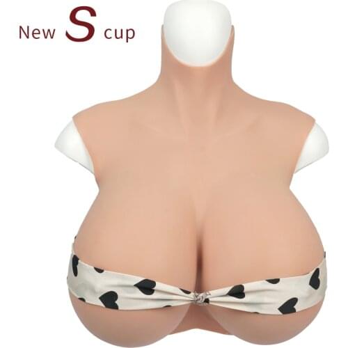 KUMIHO S Cup Silicone Breasts Form Huge Fake Boob Enhancer For Crossdresser Drag Queen Shemale Transgender Crossdressing Cosplay
