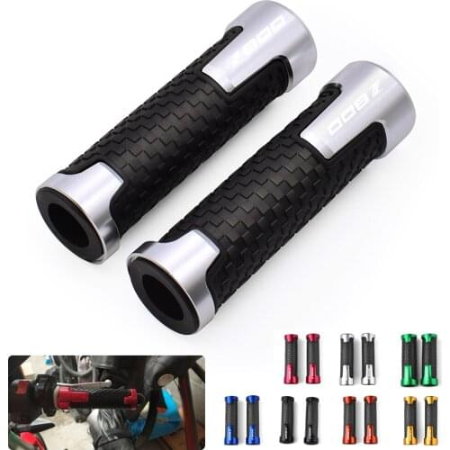 Motorcycle Handlebar Grips CNC PVC Handle Thruster Grips For Kawasaki Z800 Z 800 2013 2014 2015 2016 2017 Motorbike Accessories