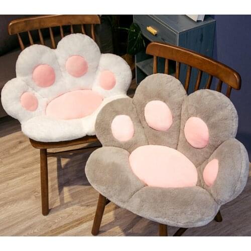 Bear Claw Soft Chair Cushion Anti-slip Mat Room Decoration Toy Pillow Funny Cat Paw Cushion Birthday Gift Bedroom Seat Cushion