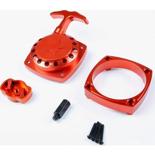 CNC Alloy Easily Starting Pull Starter Set ( No Need To Process Flywheel) Fit Zenoah Rovan 26cc-32cc Zenoah CY Engine
