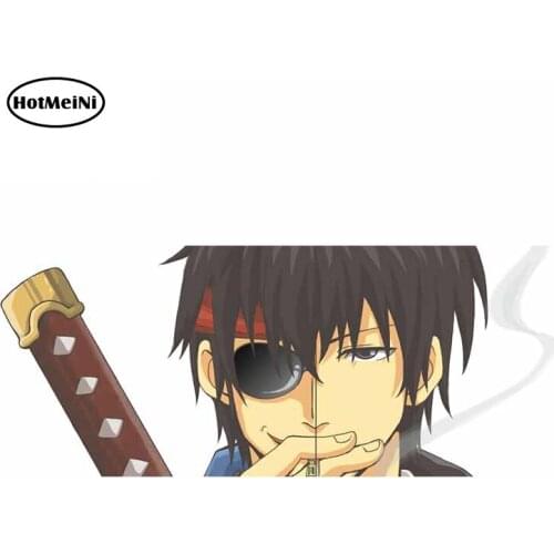 HotMeiNi 13cm x 5.3cm Car Stickers and Decals for Gintama Anime Auto JDM ATV VAN Waterproof Sticker Car Assessoires