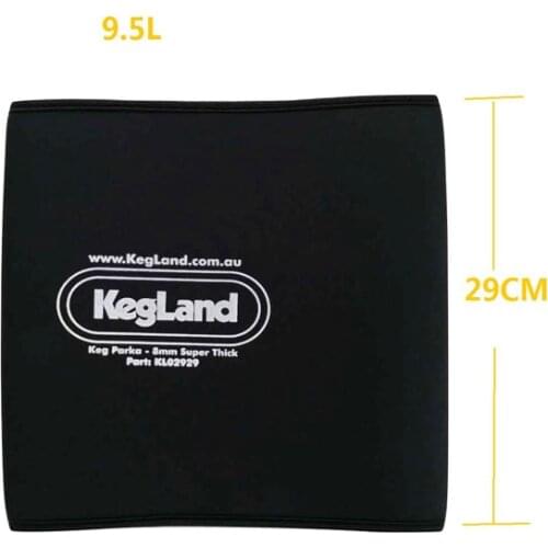 Neoprene Corny Keg Parka / Jacket / Cover for 9.5L Kegs