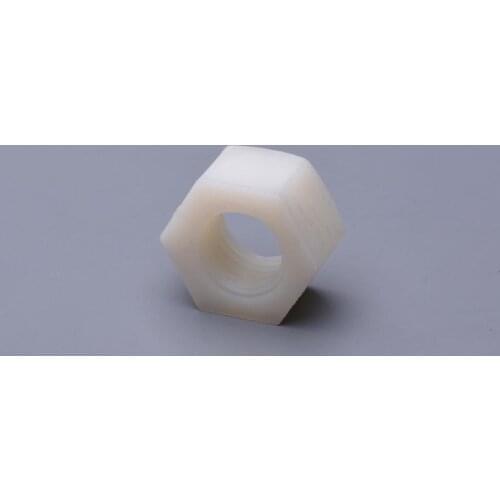 Nylon Hardware Nylon Plastic Hex Nut Screw Cap M18 Nuts Black/White Hardware Fasteners 1pcs