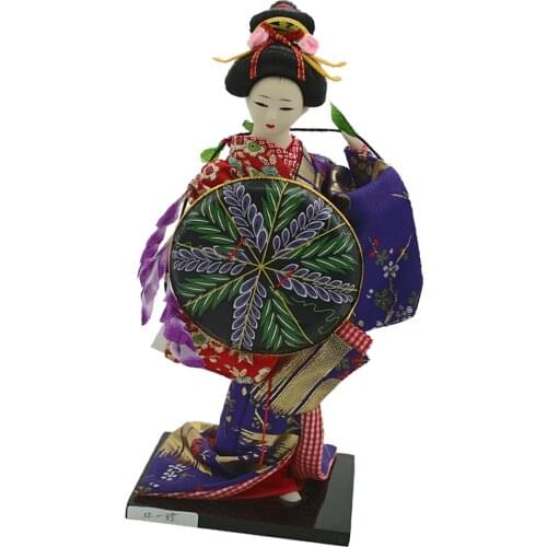 Delicate Japanese Samurai Kimono Doll, Geisha Oriental Doll Craft Model Home Decoration Collection, Birthday Christmas Gift