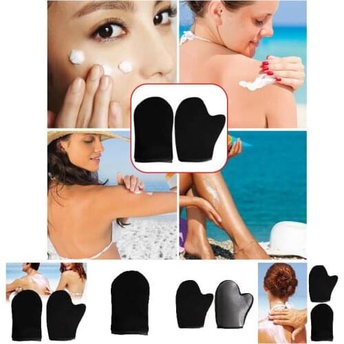 Newly Reusable Body Self Tan Applicator Tanning Gloves Cream Lotion Mousse Glove Self Tanner