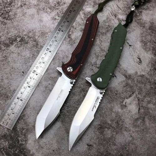 2 Styles Portable Pocket Steel Folding Knife Camping Hunting Knife Slicing Fruit Knives Outdoor Tool EDC With Knife Rope