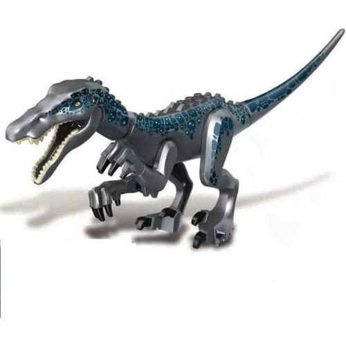 Jurassic Park World Dinosaur Baryonyx Indominus Rex Indoraptors Model Building Blocks Enlighten Action Figure Toys For Children