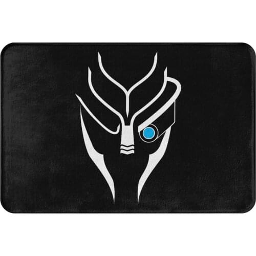 Mass Effect Commander Shepard Game Anti-Slip Doormat Kitchen Mat Garrus Hallway Carpet Welcome Rug Indoor Decorative