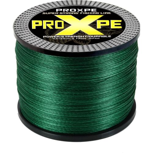 PROXPE Fly Carp Fishing Line 9 Strand 100% PE Braided Wire Sea Spinning Multifilamento Cord 20-100LB 500M 300M 1000M 100M Wire