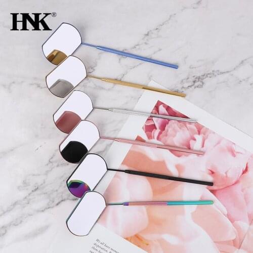 Eyelash Mirror Large Makeup Mirror Magnifying Beauty Long Handle Mirror For Checking False Eyelashes Tools Extension Makeup Tool