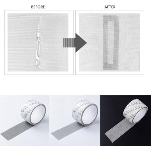 5x200cm Window Screen Repair Subsidy Self-adhesive Net Stickers For Mosquito Net Repair Sand Window Self-adhesive Mesh Patching