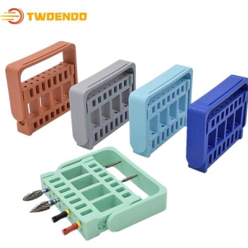 Dental 5pcs Dual-use Functions Dispenser Endo File Drill Stand Holder Autoclavable Block
