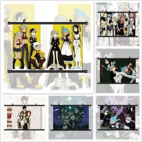 WTQ Soul Eater Blair Maka Albarn Maka Evans Retro Poster Canvas Painting Anime Posters Wall Decor Wall Art Picture Home Decor