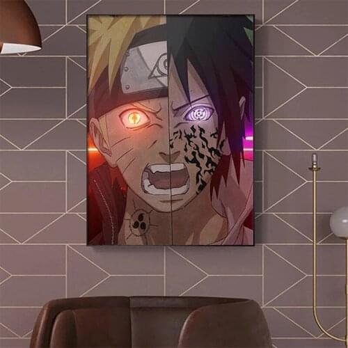 Japanese Anime Canvas Painting Naruto Uchiha Itachi Posters and Prints Wall Art Print Mural Pictures Childrens Room Home Decor