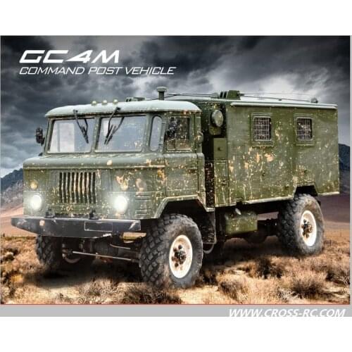 1/10 CROSS-RC COMMAND POST VEHICLE Command vehicle GC4M 4X4 Truck