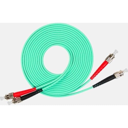 15 Meters ST-ST Fiber Optic Cable 10G MultiMode Duplex Patch Cord OM3 50/125