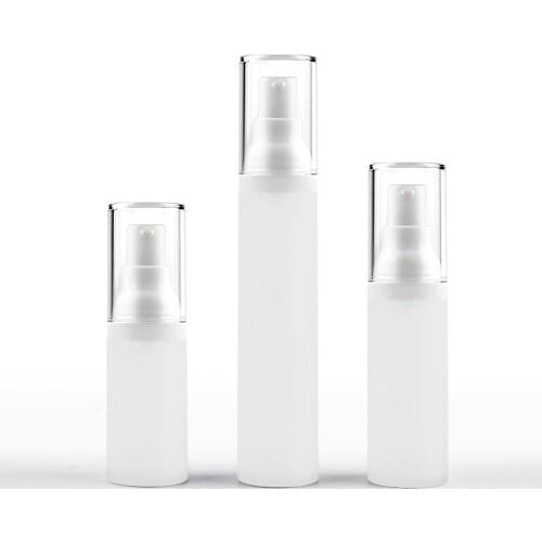 5pcs 20ml 30ml 50lm Plastic Lotion Bottle Bottles with Pump Empty DIY Cosmetic Packaging