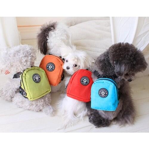 Dogs Accessories Lovable Cartoon Dog Bag Backpack Wholesale Pets