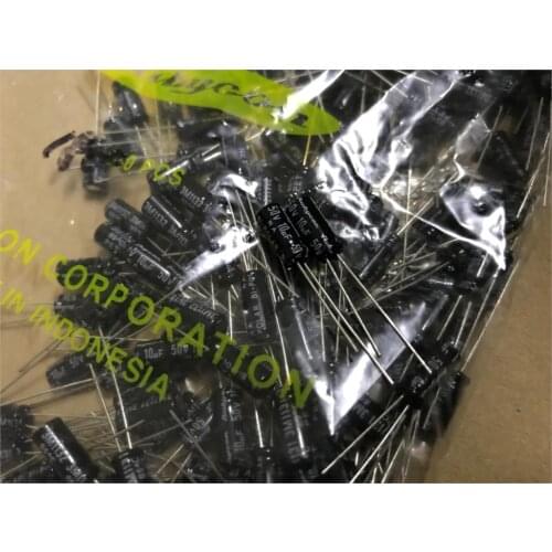 2021 10pcs 10uF 50V rubycon NA-BP Series 5x11mm Original 50V10uF Bi-polar Aluminum Electrolytic Capacitor Audio