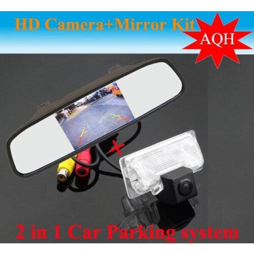 HD 4.3" Color Tft Car Rear View Mirror + Ccd Camera for Nissan Almera 2013/TEANA TIIDA/ 06-15 Sylphy Altima/departure D50 T70