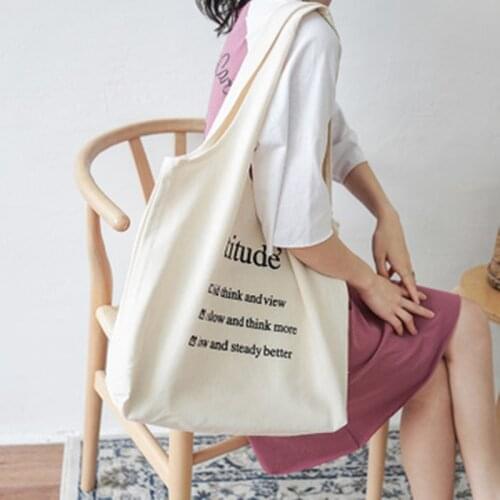 Strap Cloth Bow DIY Letter Canvas Bag New Women Shoulder Bag Creative Tote Pink Tote Portable Shopping Bag