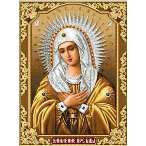 5D Full Drill Diy Diamond Painting Handmade Religion God Cross Stitch Resin Square Diamond Sets Diamond Embroidery