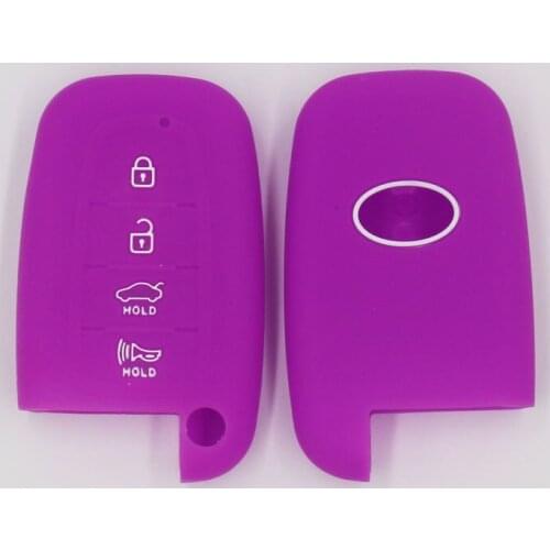 2PC Silicone Key Case Cover For Kia Rio Ceed Soul Sportage Sorento Carens Picanto 2013-2018 Keyless Fob Shell Skin Holder Protec