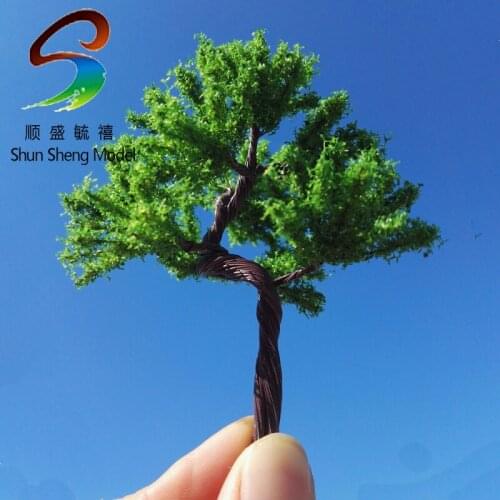 Scale Train Layout Set Model Scale wire Trees 80mm Scale