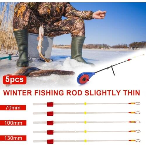5/10Pcs Mini Winter Ice Fishing Rod Top Tip Carbon Fiber Winter Fishing Pole Fishing Accessories зимняя рыбалка снасти pesca