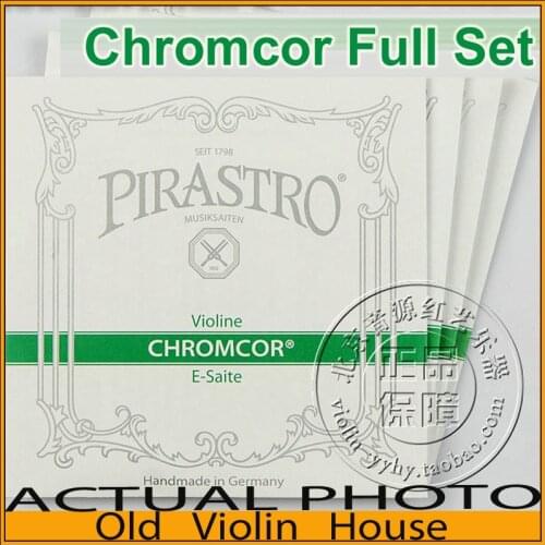 Original Pirastro Chromcor violin strings (319020), full set,made in Germany,Hot sell