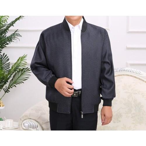 Autumn And Winter New Middle-age Coats & Jackets Men Casual Plaid Jacket Male Coat Overcoat Big Size 3XL 4XL