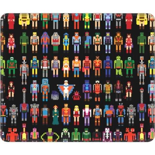 He-Man And The Masters Of The Universe Cool Mouse Pad 8-bit Masters Lockedge Soft Mat Natural Rubber Computer Keyboard Desk Pad