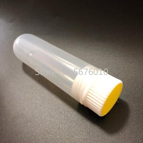 30pcs/lot 30ml Plastic Tube Inner Spiral Cover with Silicone Gasket Flesjes Plastic Centrifuge Tube Sample Tube Vial
