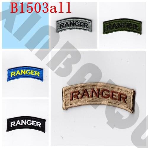 Full Embroidery patch US ARMY 75th RANGER Military Tactical Morale