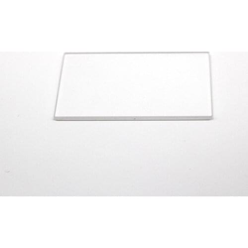 Transparent short uv size 205x130x1mm quartz fused silica glass plate