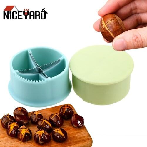 Chestnut Cross Open Knife Quick Chestnut Cutter Plastic Sheller Walnut Pliers Nut Opener Nut Cracker Sheller Kitchen Gadgets