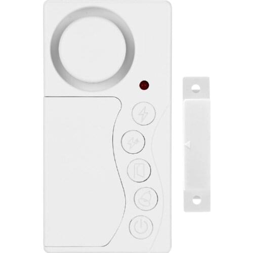 Wsdcam Door and Window Security Alarm Wireless Time Delay Alarm System Magnetic Triggered Door Open Chime for DIY Home Security