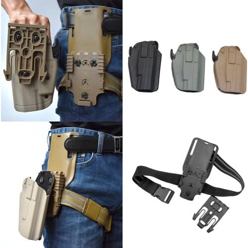 Tactical Gun Holster with QLS 17 for Glock 17 18C 20 21 22 37 Sig Sauer P226 Taurus PT24 9mm Pistol Case Quick Locking System