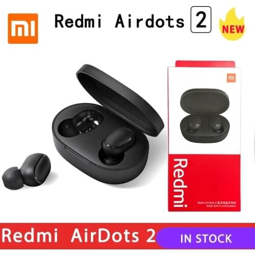 2021 NEW Xiaomi Redmi Airdots 2 TWS Earphone Wireless bluetooth 5.0 Earphone Stereo Noise Reduction Mic Voice Control earphone