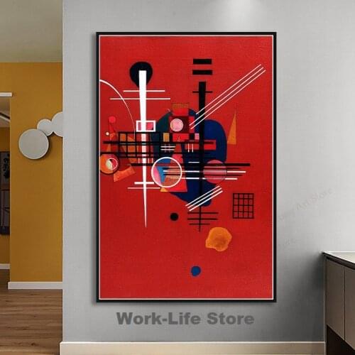 Vasily Kandinsky Canvas Painting Abstract Canvas Art Posters and Modular Home Decor Pictures on the Living Room Wall Art
