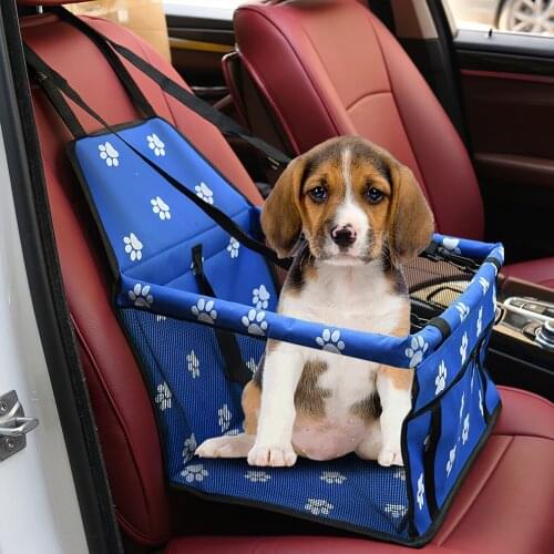 Pet Dog Carrier Waterproof Car Seat Cover Pad Carry House Cat Puppy Bag Car Travel Folding Hammock Basket Carriers