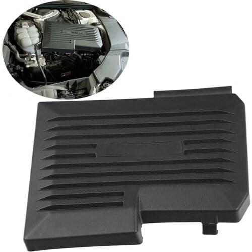 For Audi A4 B9 8W A5 2017 2018 2019 Black Engine Protective Battery Cover OE Style Protector Hood Exterior