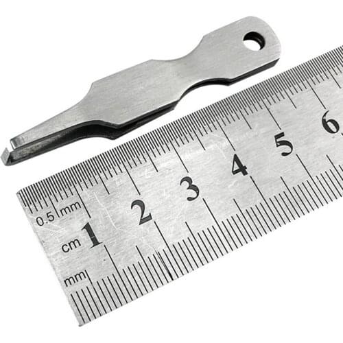 1* Fishing Line Cutter Hook Eye Cleaner Pin Stainless Steel Line Clipper Hook Eye Cleaner Pin Fly Fishing Line Nippers Fly Tying