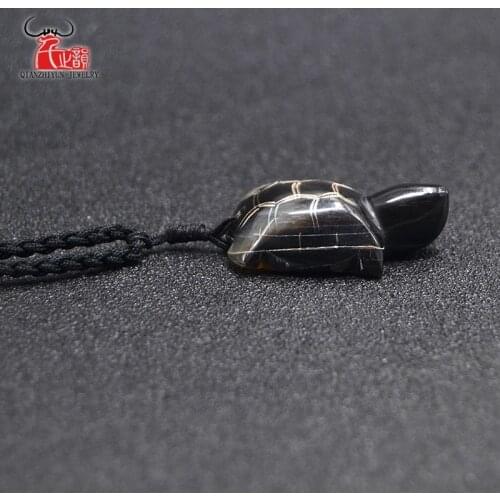 1PC New Zealand surfers hand-carved turtle yak horn pendant unisex necklace tribe necklace