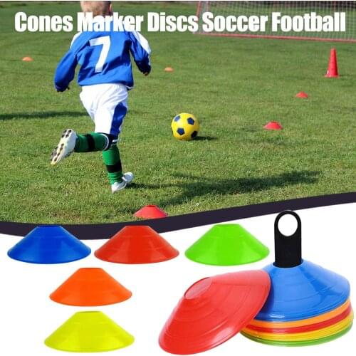 25# Soft Pe Disc Cones Agility Soccer Cones For Training Sign Football Kids Outdoor Sports Accessories Field Cone Markers