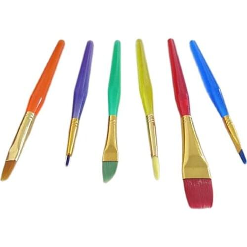6Pcs Fondant Cake Decorating Painting Brush Sugar Craft DIY Tool E014