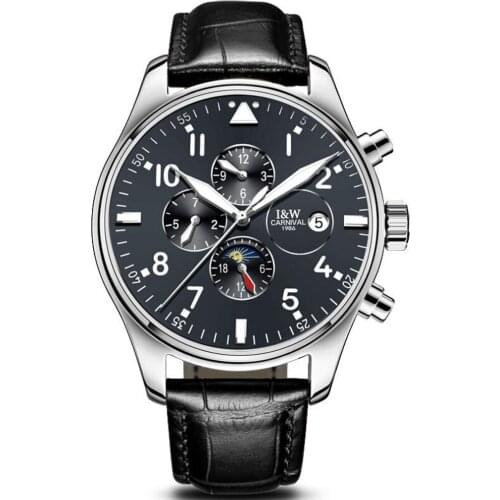 Carnival Mens Silver Watch