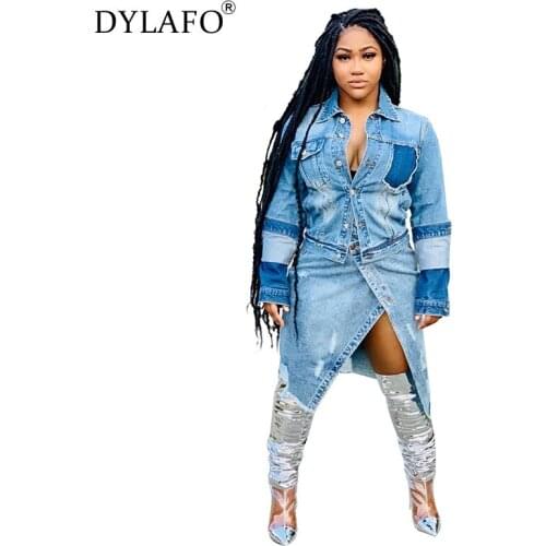 Женские джинсовые куртки DYLAFO China At AliExpress