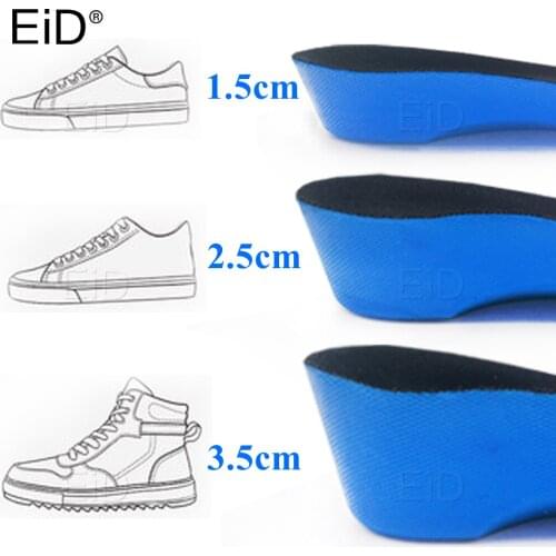 EiD Invisible Height Increased Insole EvA Heel Socks for Women Men insoles 2-4cm insoles for plantar fasciitis shoe sole Unisex