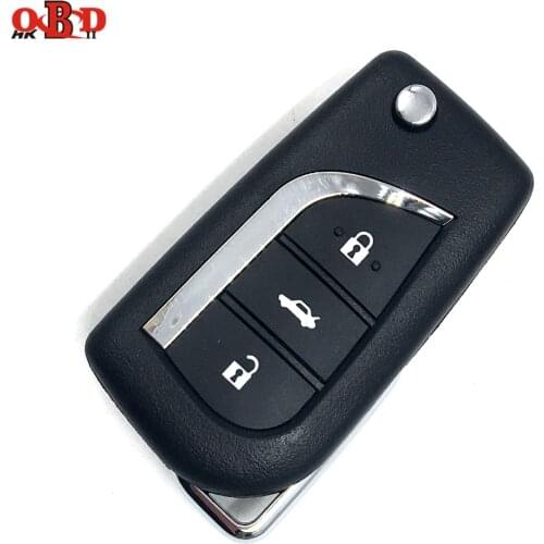 HKOBDII Good Quality 315MHz With 4D67/G chip 3 buttons Remote Car Key For Toyota Vios Corolla Before 2013